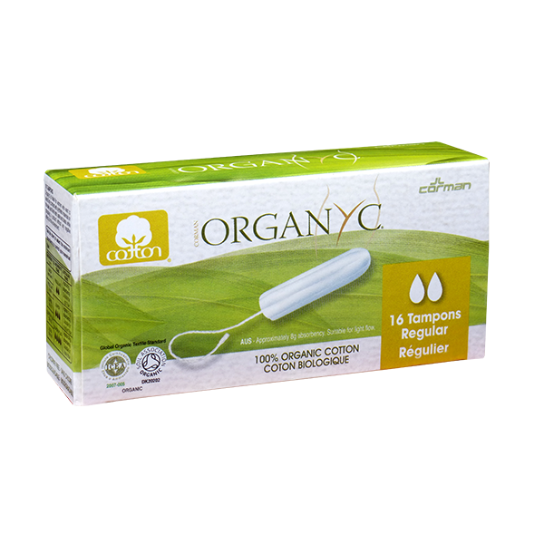 Organyc - Organic Cotton Tampons - Regular (16 pack)